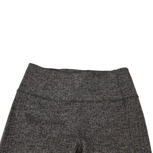 Athleta‎ Leggings Womens Small Delancey Herringbone Gray Stretch Zip Pocket - Picture 3 of 13